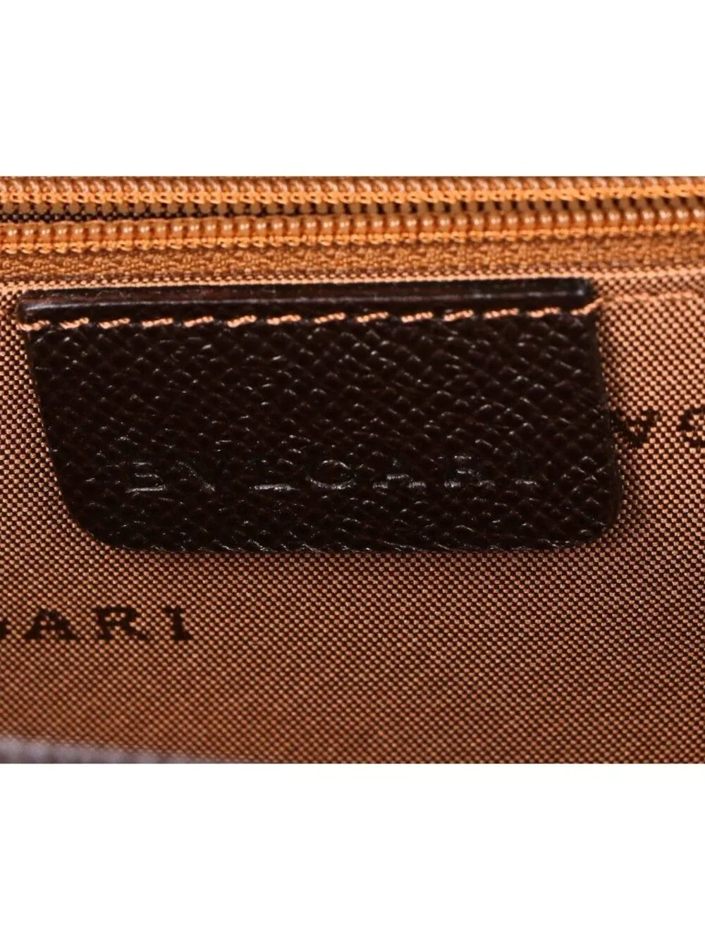 Bvlgari Leather Turnlock Wide Shoulder Bag